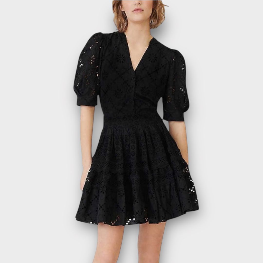 Maje Rayanette Guipure Lace Skater Dress 12 2nd Ave Trading