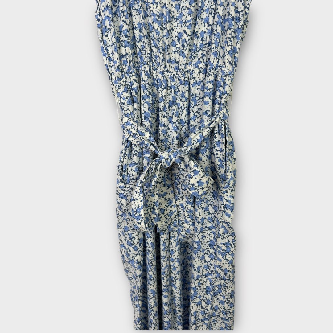 H&amp;M Linen Blend Floral Jumpsuit - XS