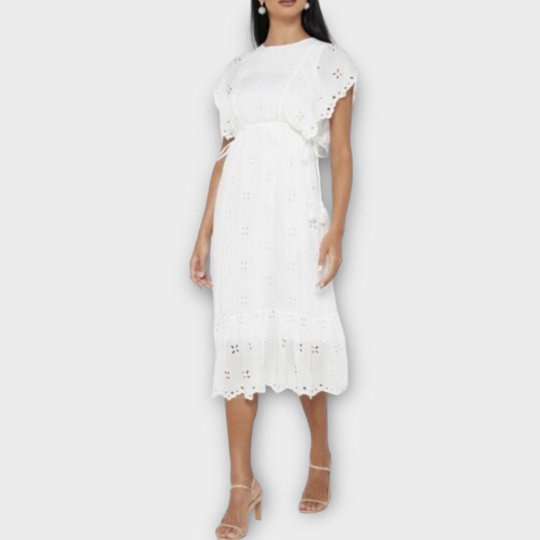 River Island Broderie Dress - 8