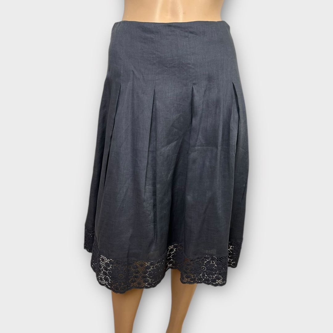 LK Bennett Linen Skirt - 8