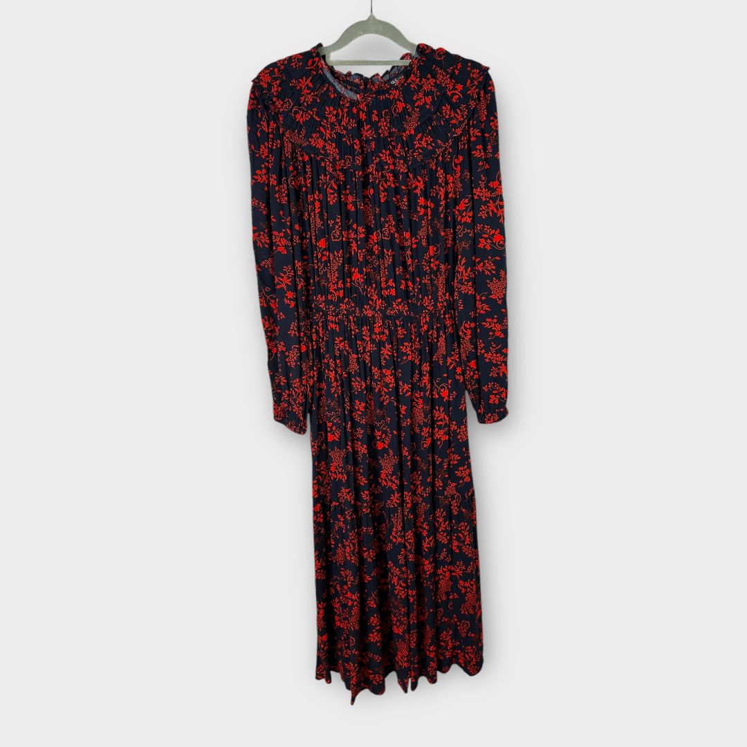 M&amp;S Floral Midi Dress - 6
