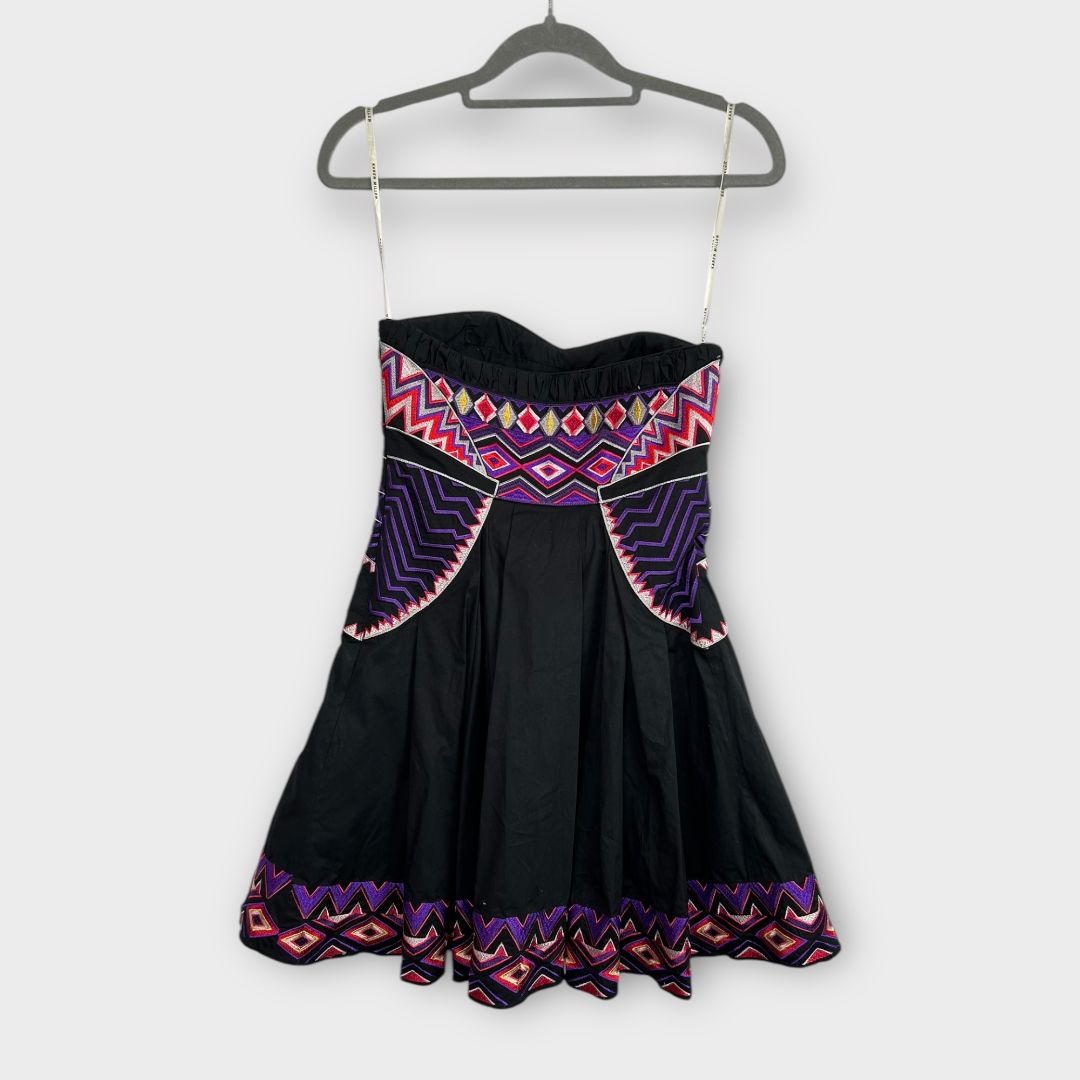 Karen Millen Tribal Print Tutu Mini Dress - 6