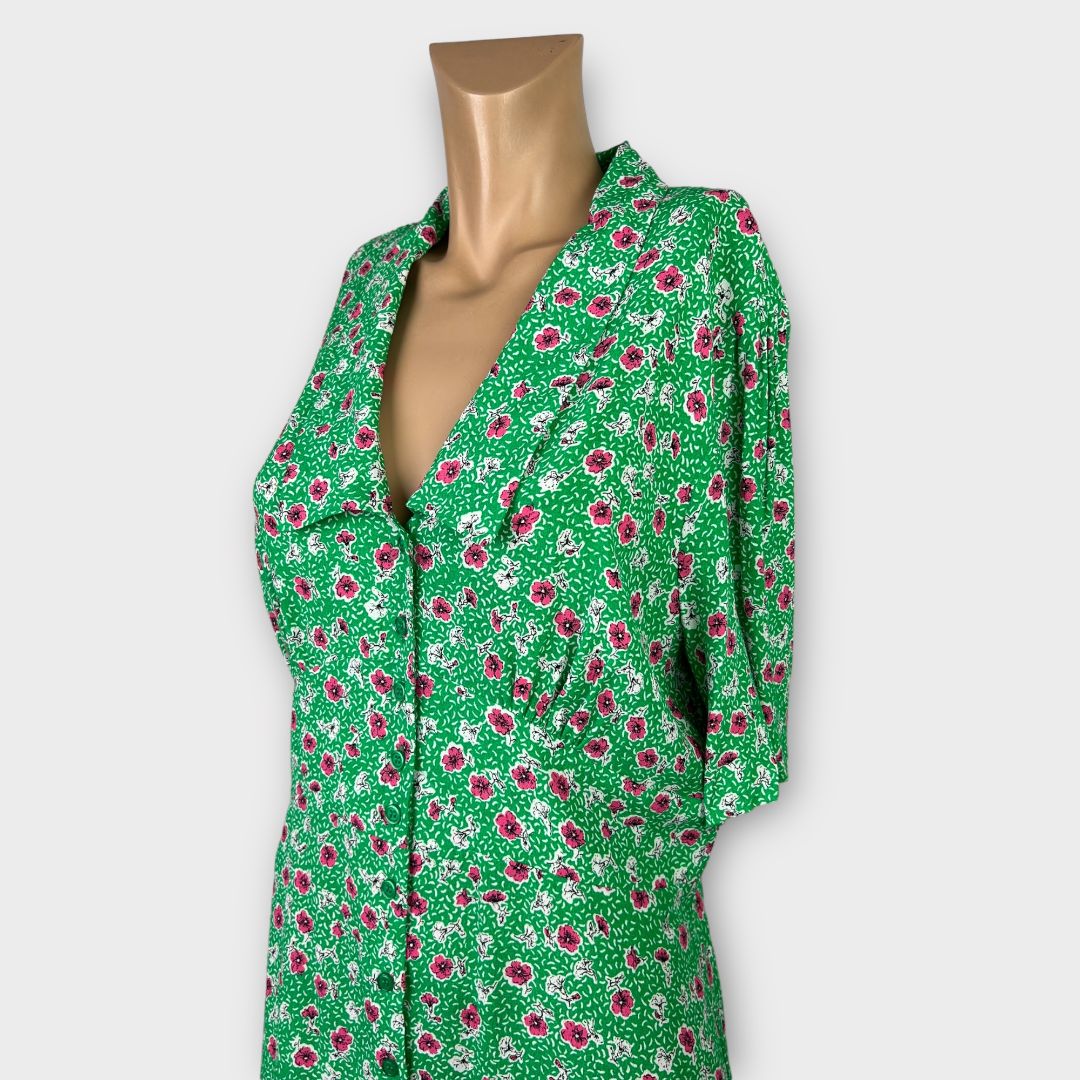 Nobody&#39;s Child Floral Mini Dress - 14/16