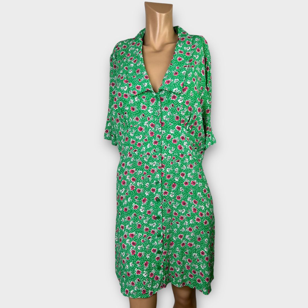 Nobody&#39;s Child Floral Mini Dress - 14/16