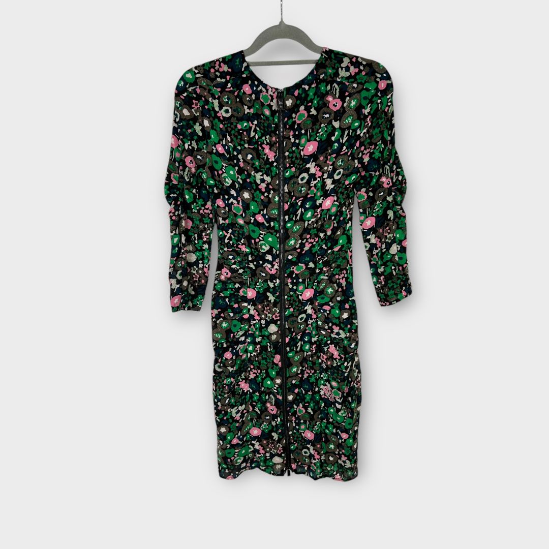 Whistles Adelaide Print Silk Bodycon Dress - 6