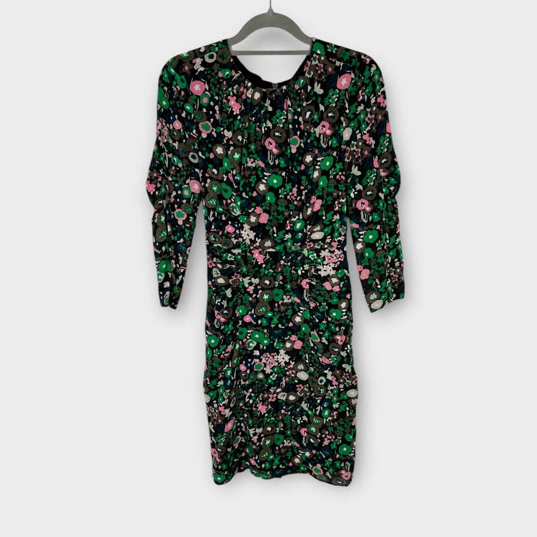 Whistles Adelaide Print Silk Bodycon Dress - 6