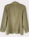 Pierre Cardin Vintage Houndstooth Wool Blazer - 10/12