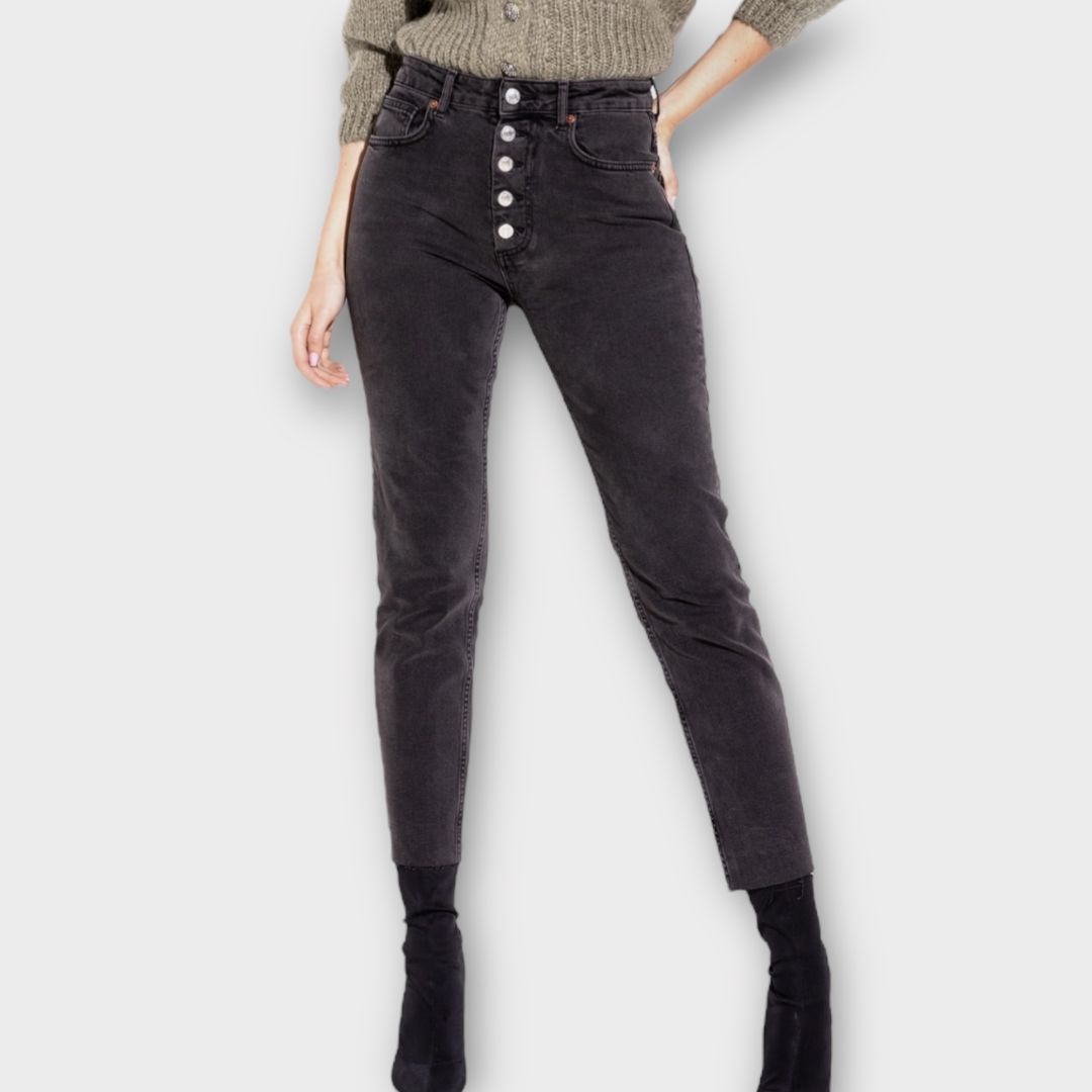 Poco By Pippa Button Crop Jeans - 10/12 (Short)