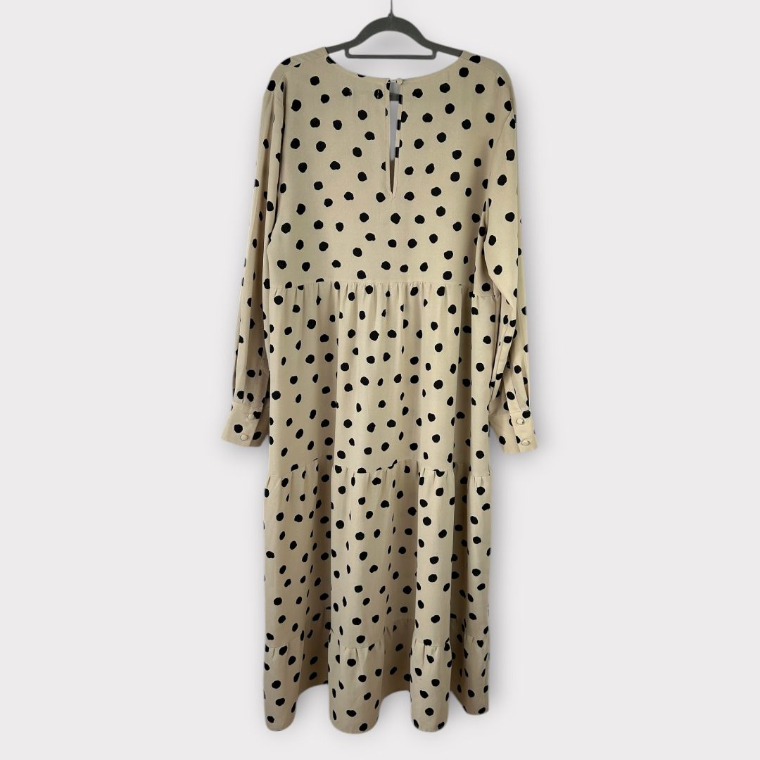 Pretty Lavish Polka Dot Tiered Dress - 12/14 (M)