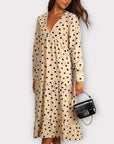 Pretty Lavish Polka Dot Tiered Dress - 12/14 (M)
