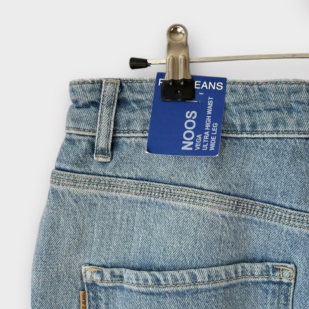 Pulz Wide Leg Denim Jeans - 10 (29/30)