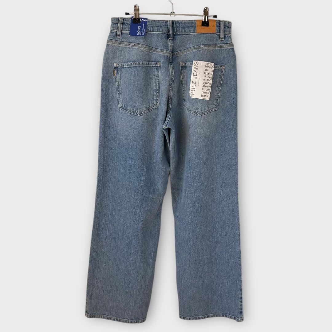 Pulz Wide Leg Denim Jeans - 10 (29/30)