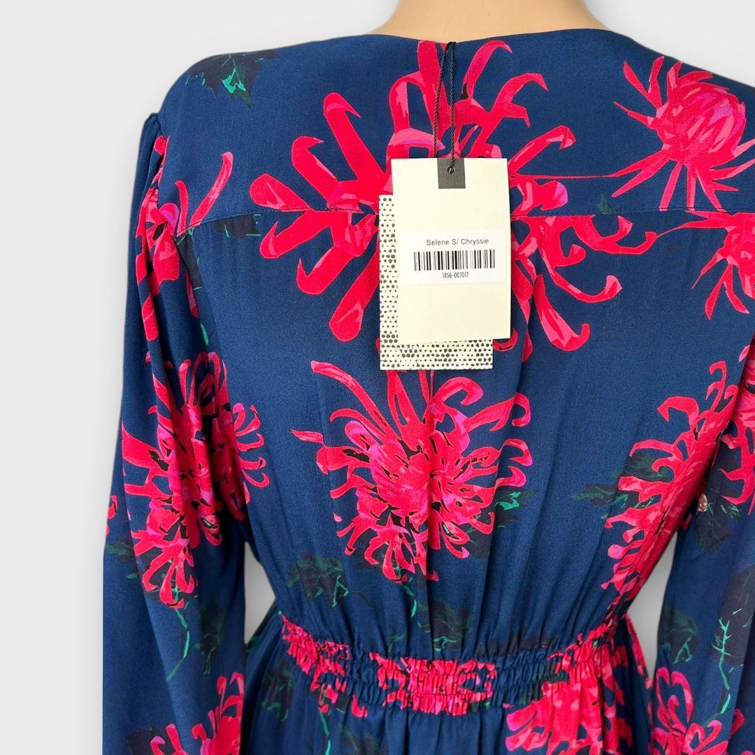 Pyrus Floral Silk Maxi Dress - 10 (S)