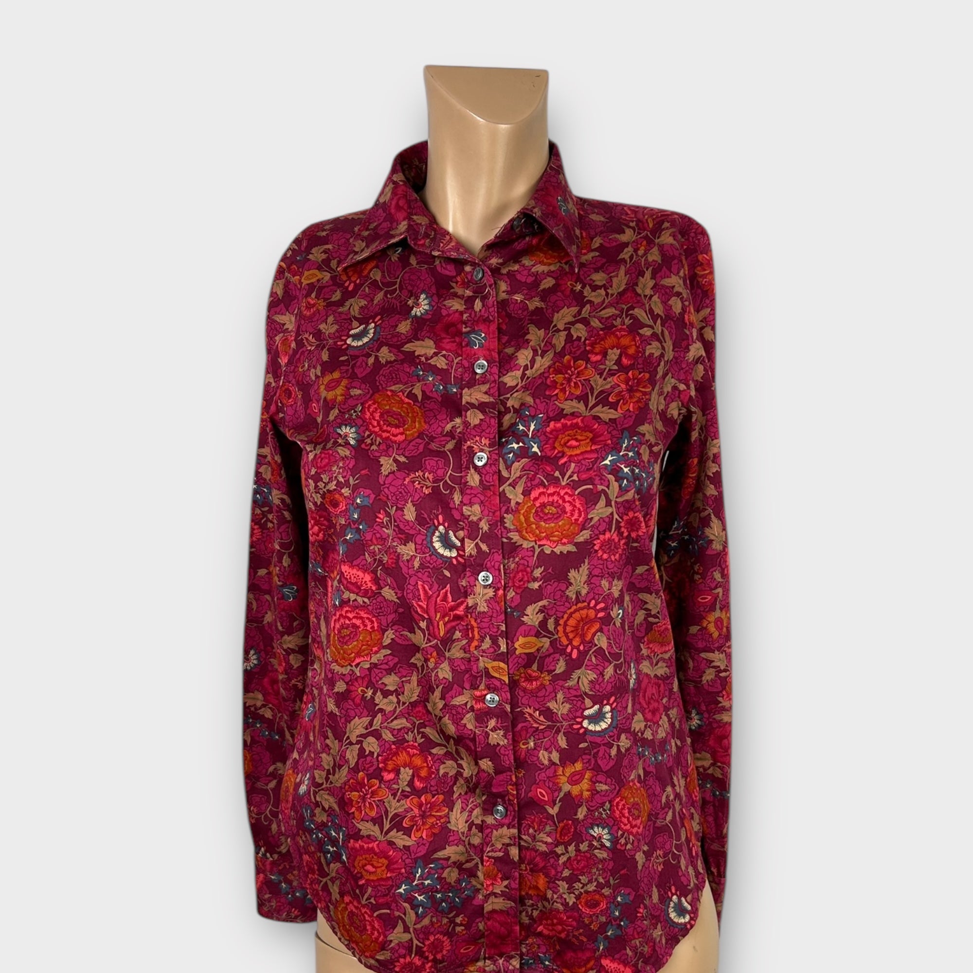 Ralph Lauren Floral Cotton Shirt - 8 (XS)
