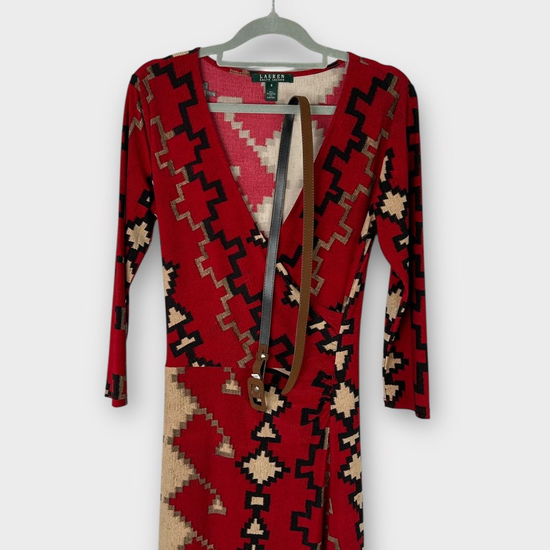 Ralph Lauren Patterned Dress - S