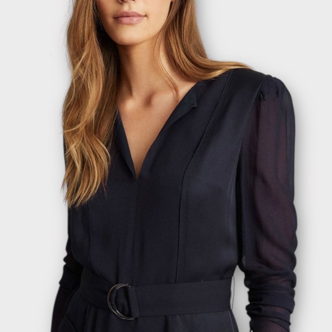 Reiss Addison Belted Shift Dress - 12