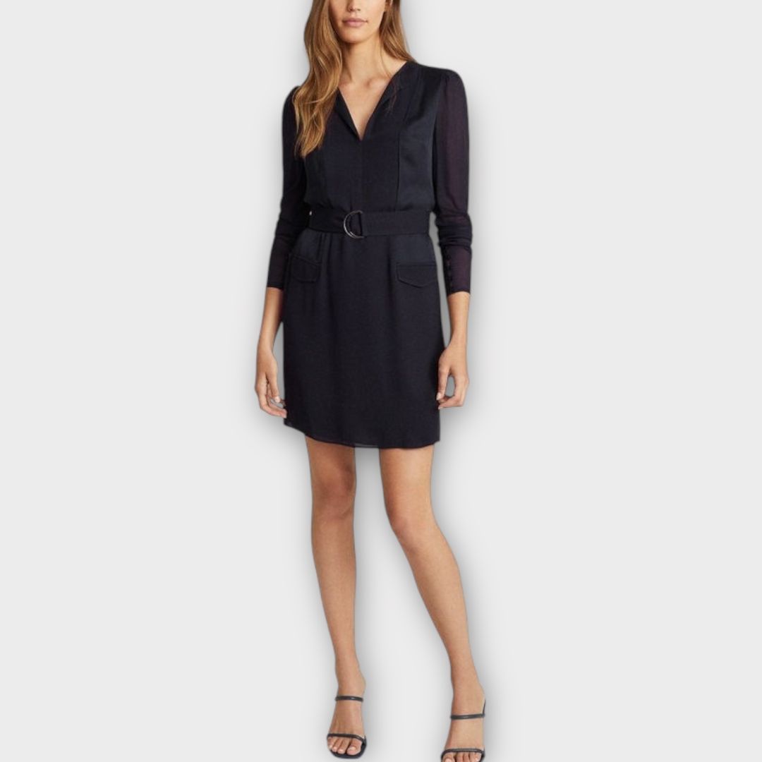 Reiss Addison Belted Shift Dress - 12