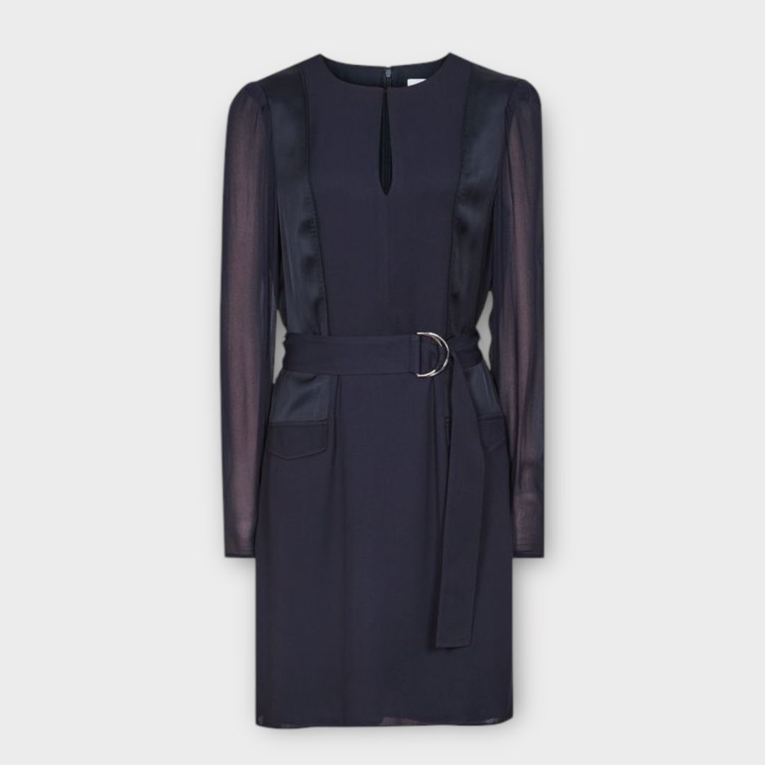 Reiss Addison Belted Shift Dress - 12