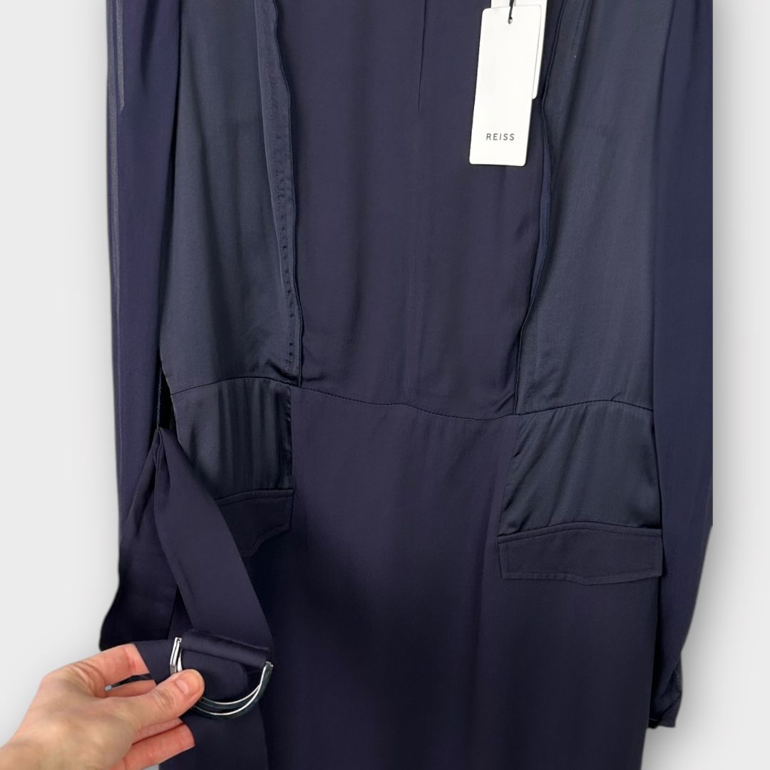 Reiss Addison Belted Shift Dress - 12