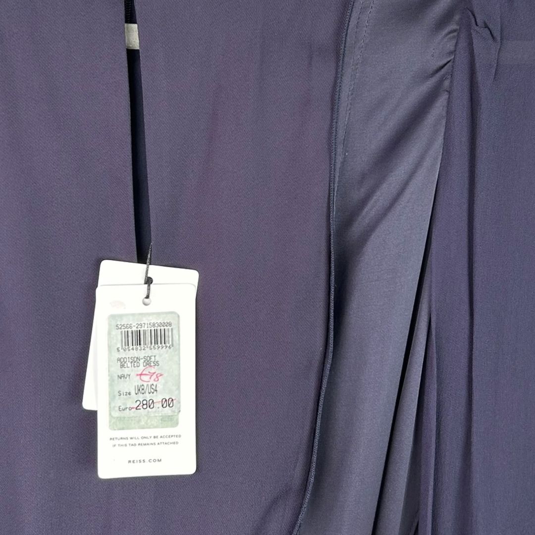 Reiss Addison Belted Shift Dress - 8