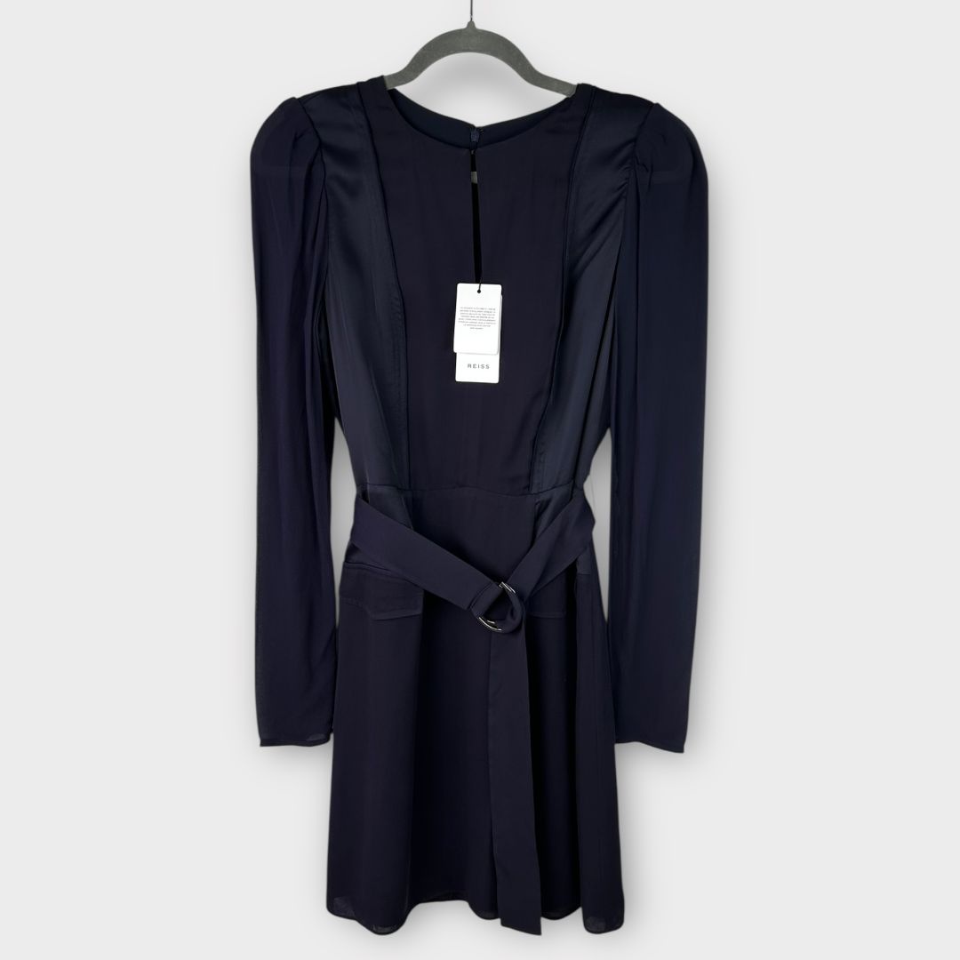 Reiss Addison Belted Shift Dress - 8