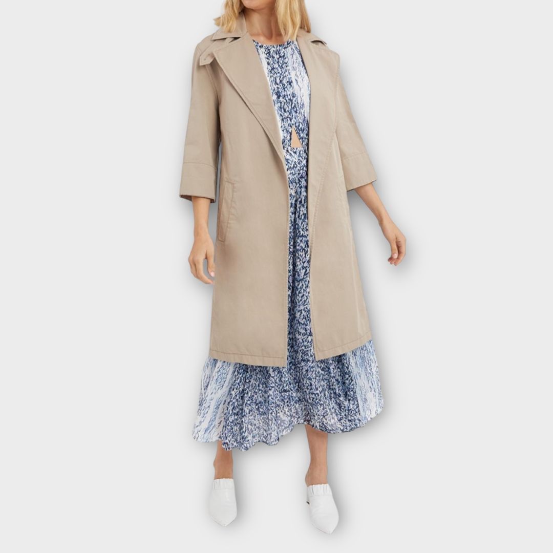 Reiss Alexandria Print Cut Out Midi Dress - 10