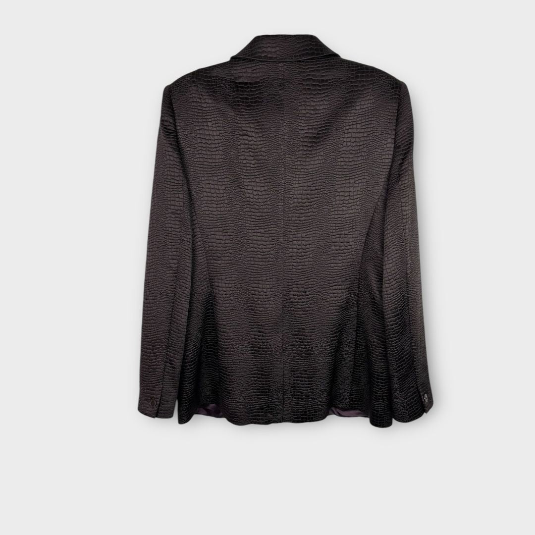 Reiss Cecile Animal Print Jacquard Blazer - 14