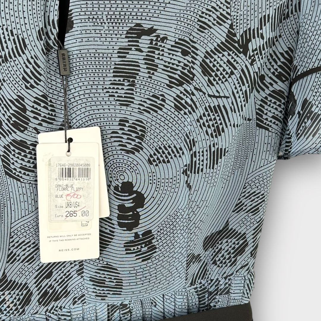 Reiss Dani Floral Printed Mini Dress - 8