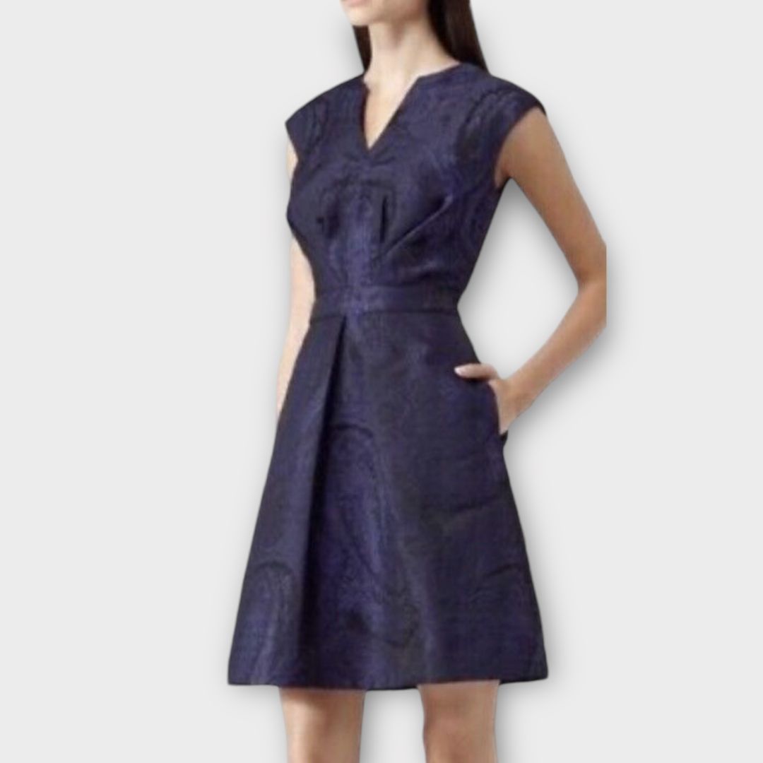 Reiss Evie Jacquard Dress - 10