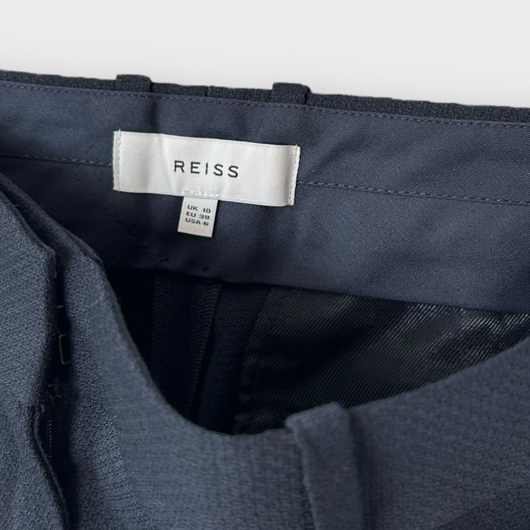 Reiss Hayes Slim Fit Tailored Wool Blend Trousers - 10