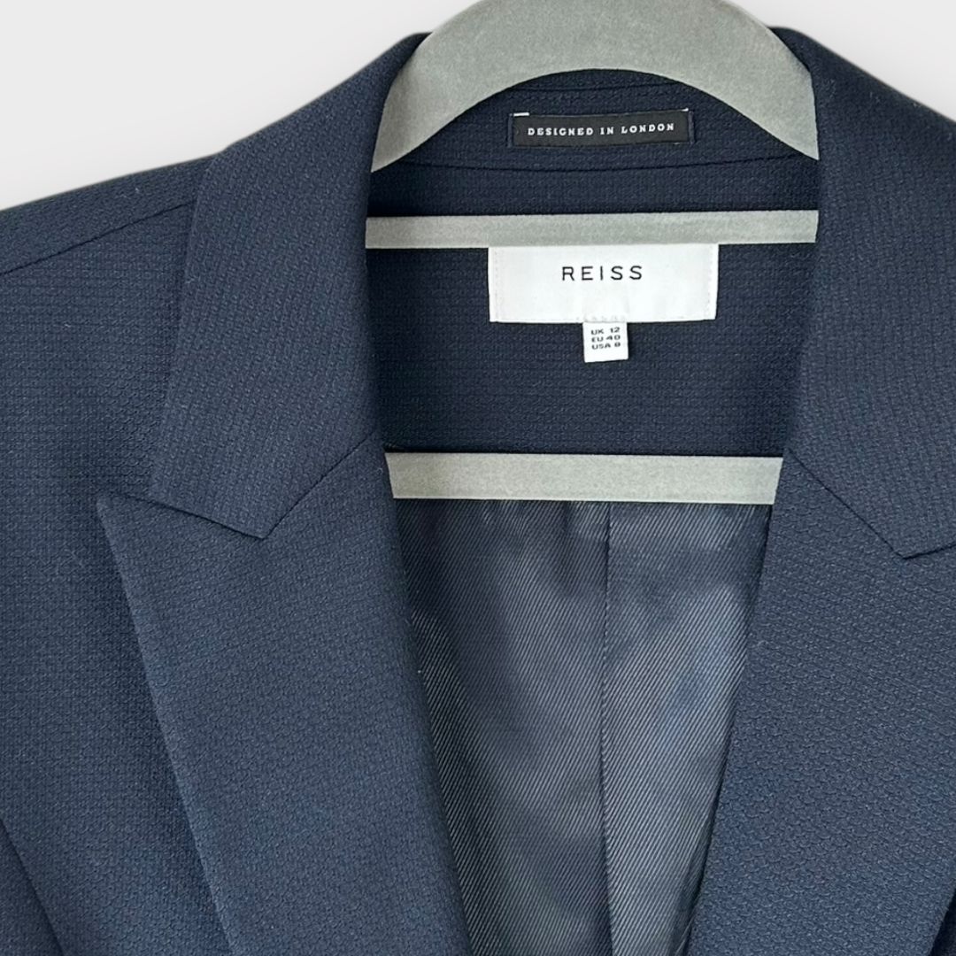 Reiss Hayes Tailored Wool Blend Blazer - 12