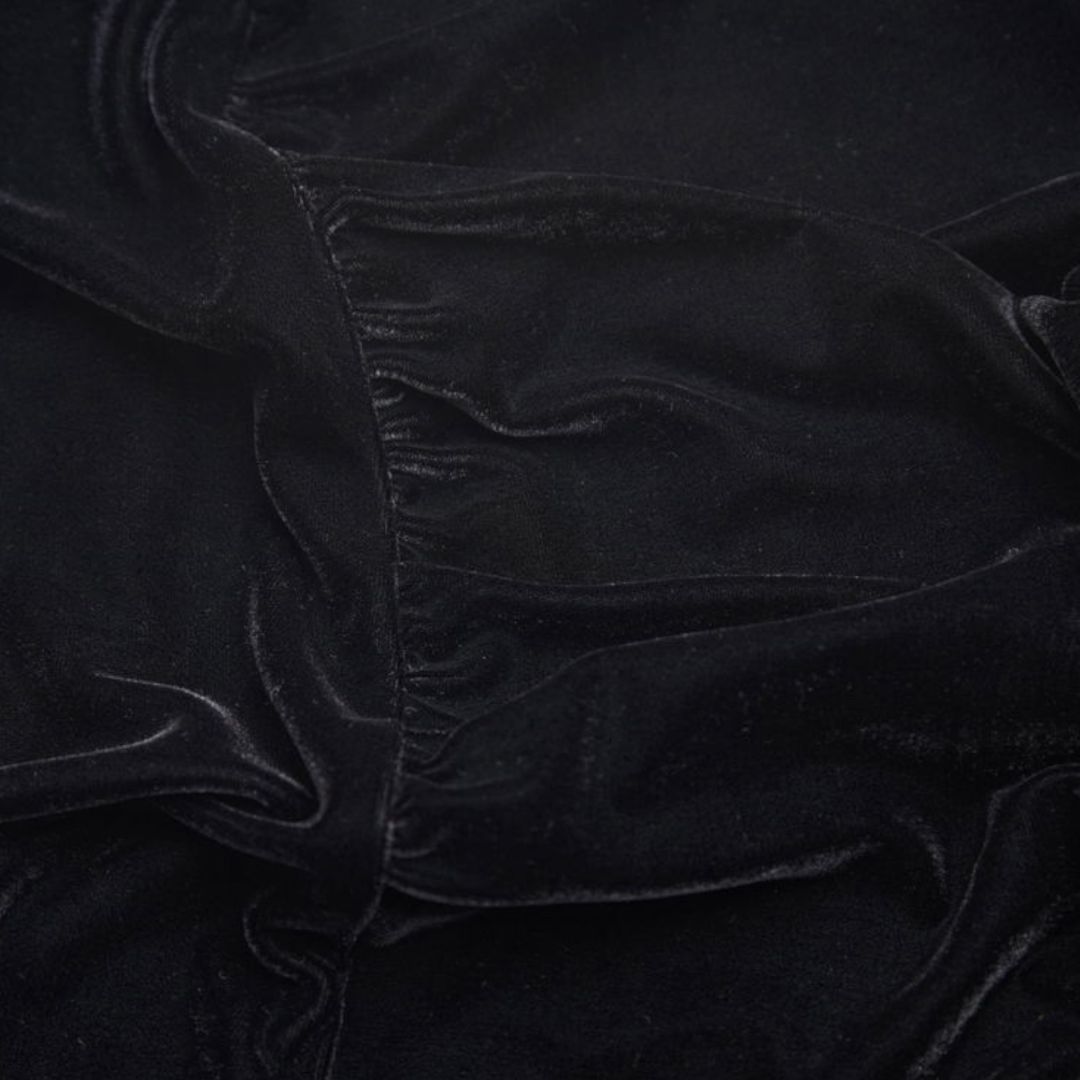 Reiss Leona Velvet Ruched Midi Skirt - 12