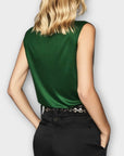 Reiss Lola High Neck Sleeveless Top - M