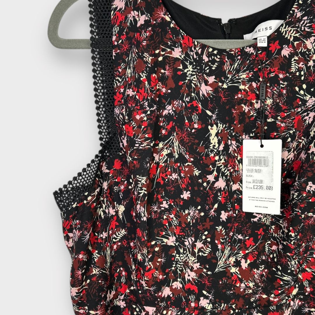 Reiss Louise Floral Ditsy Print Dress - 12
