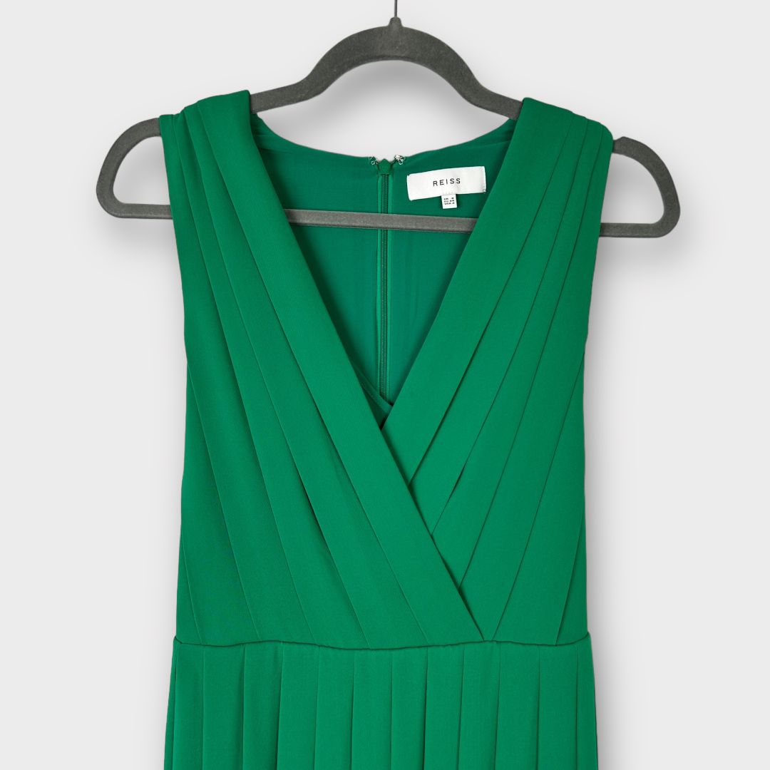 Reiss Mariona Pleated Midi Dress - 6