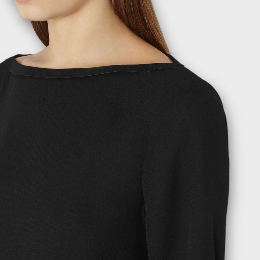 Reiss Nina Draped Long-sleeved Top - 12