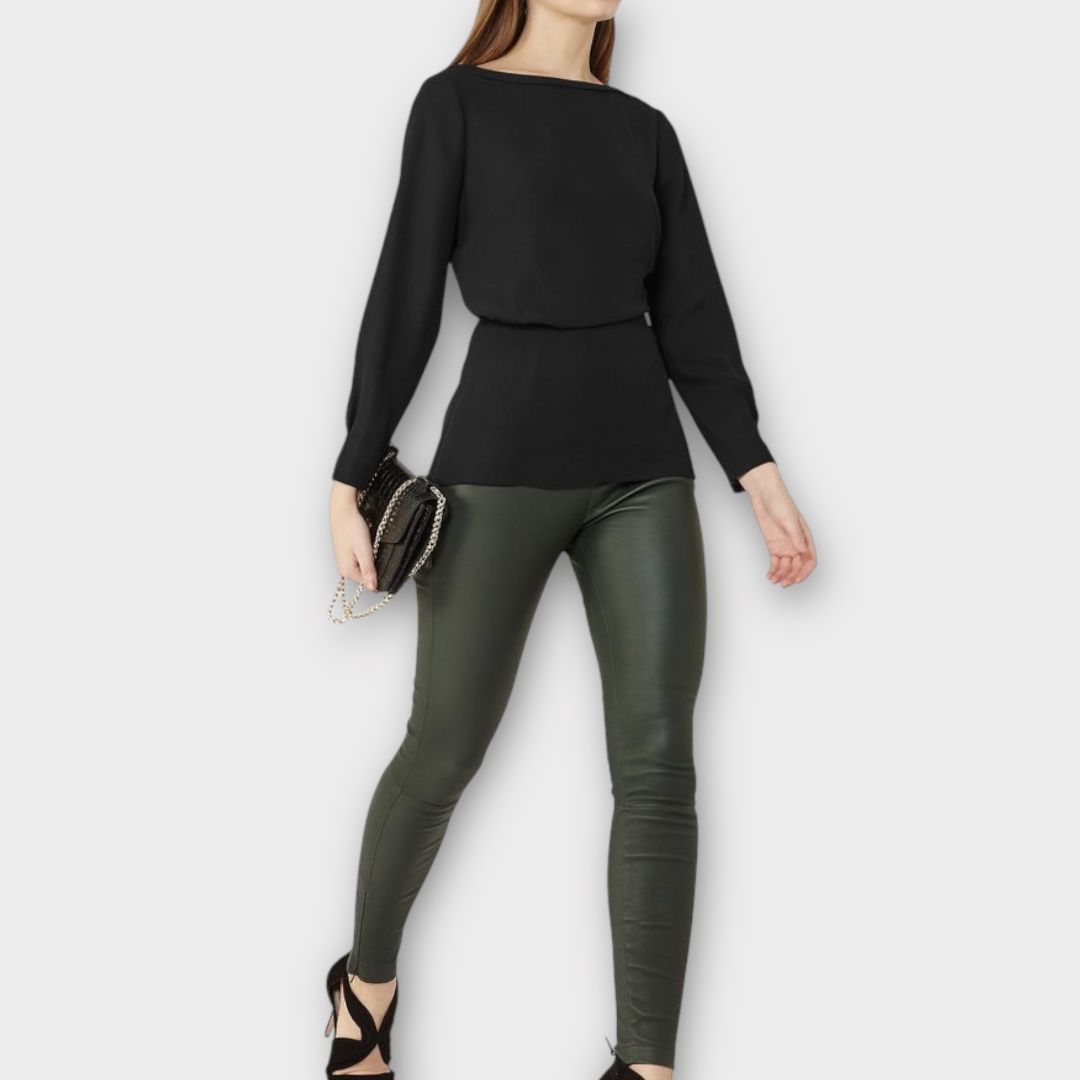 Reiss Nina Draped Long-sleeved Top - 12