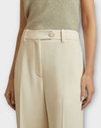 Reiss Solene Wide Leg Split Hem Trousers - 14/16