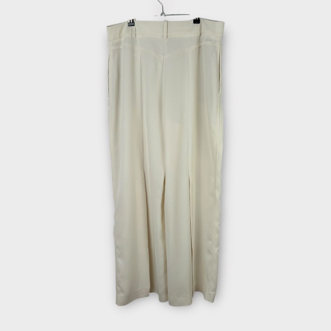 Reiss Solene Wide Leg Split Hem Trousers - 14/16