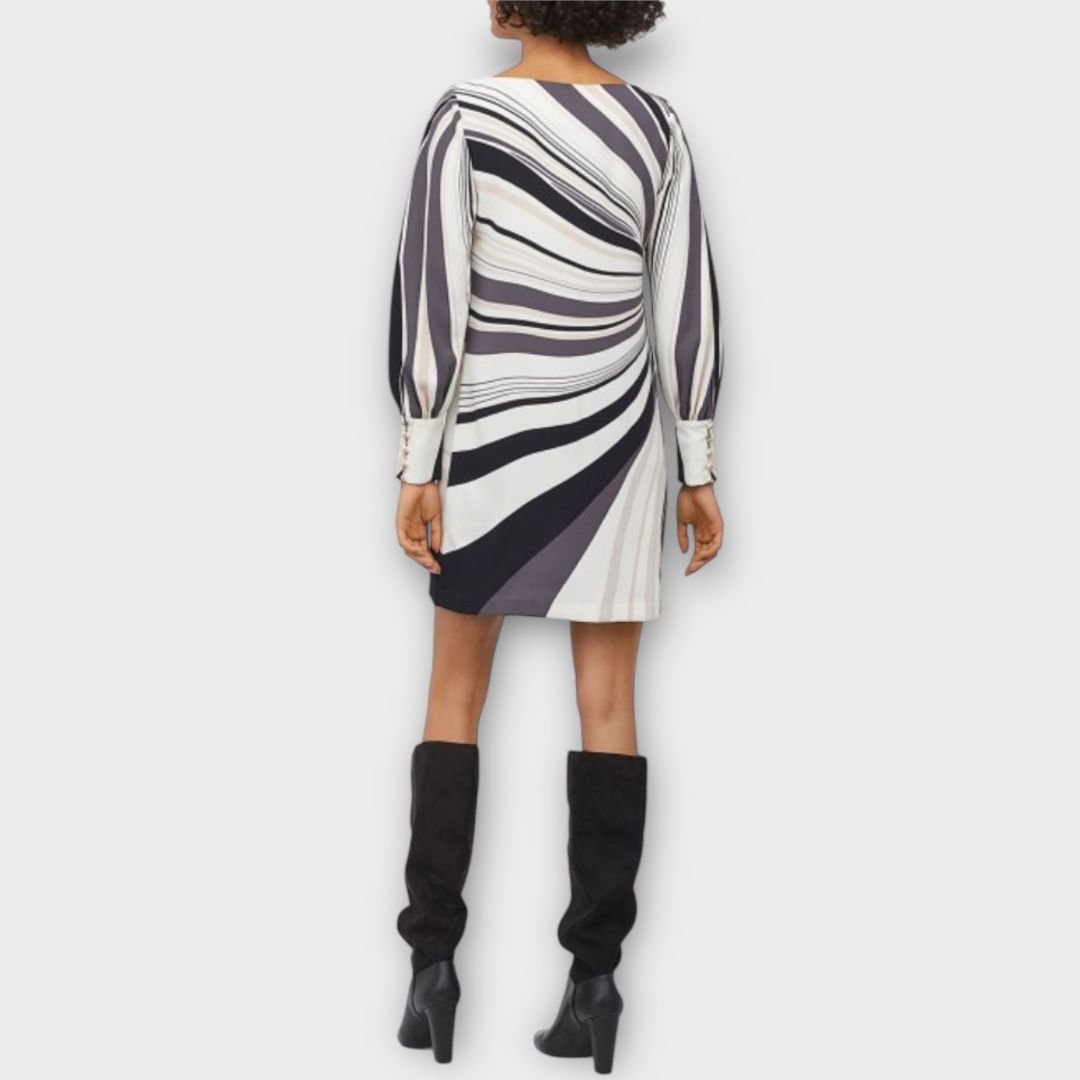 Richard Allan x H&amp;M Printed Boat-Neck Dress - 14