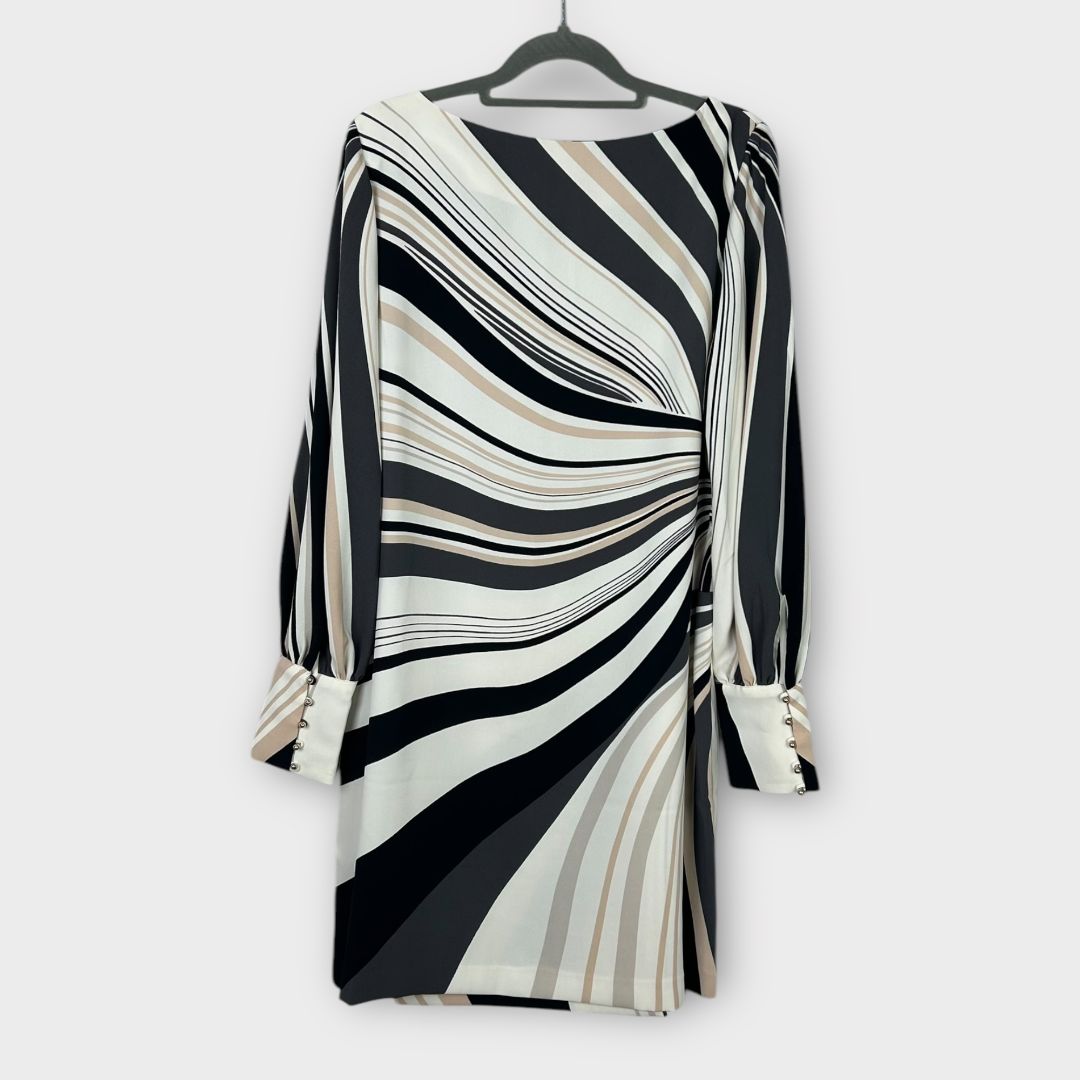 Richard Allan x H&amp;M Printed Boat-Neck Dress - 14