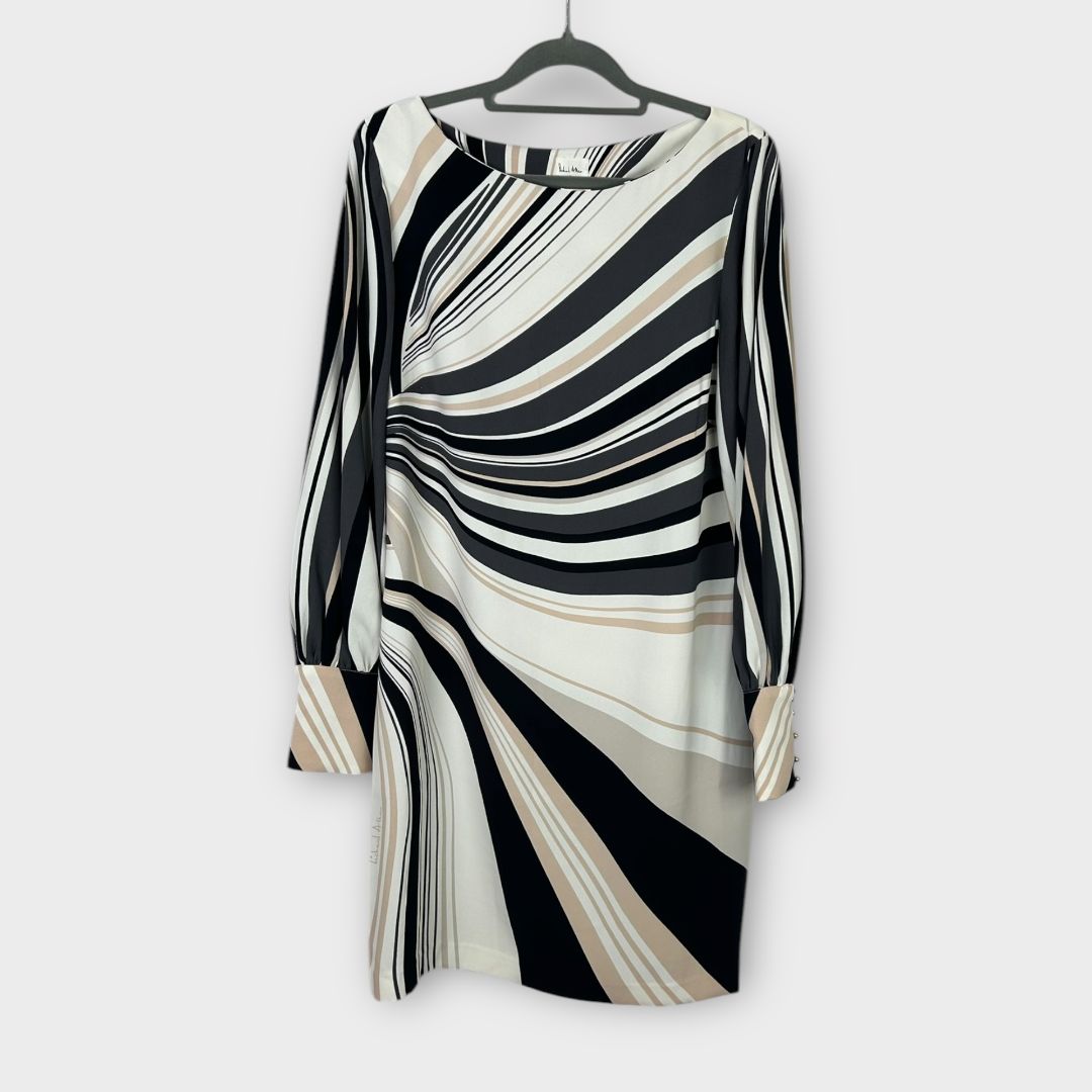 Richard Allan x H&amp;M Printed Boat-Neck Dress - 14