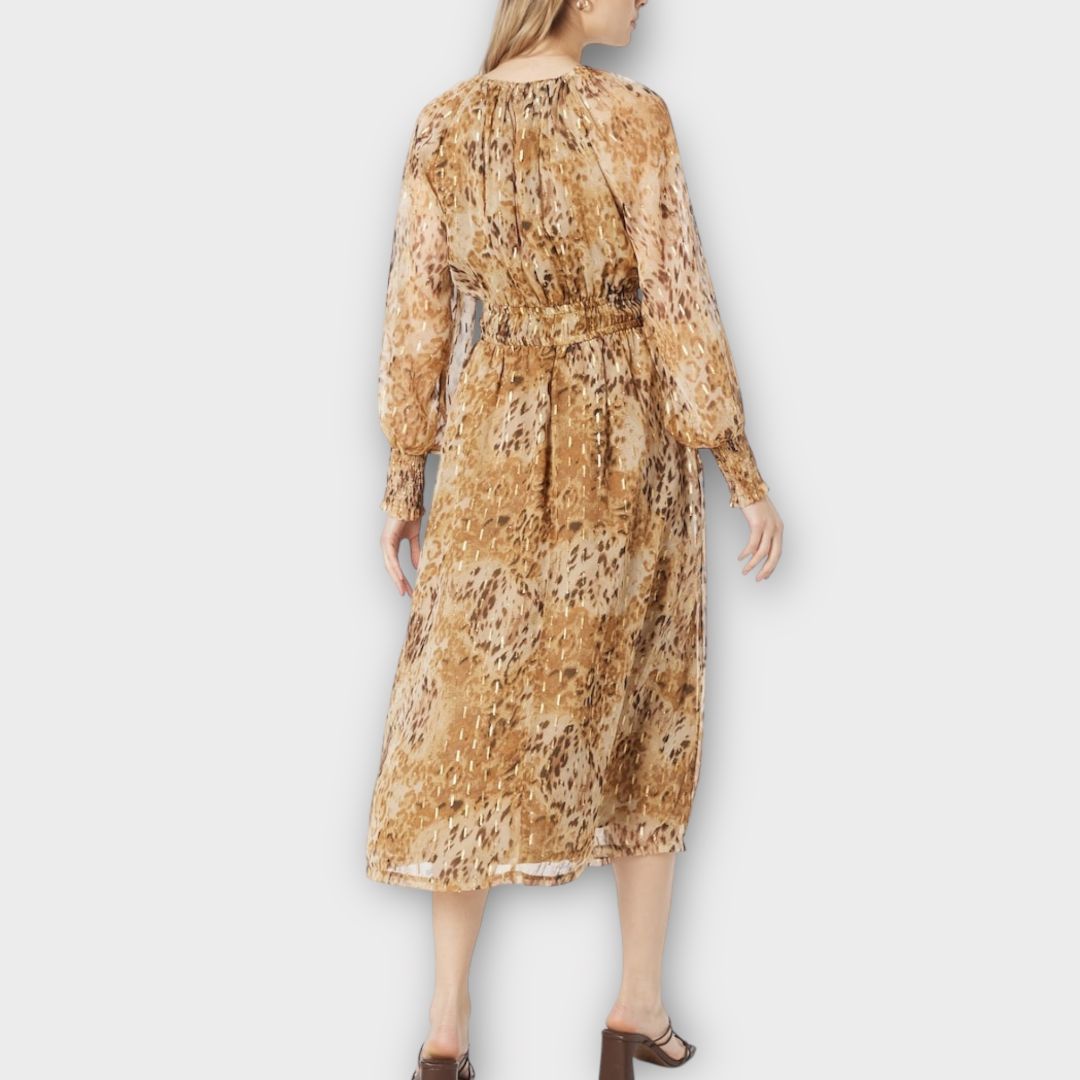 River Island Animal Print Midi Dress - 14