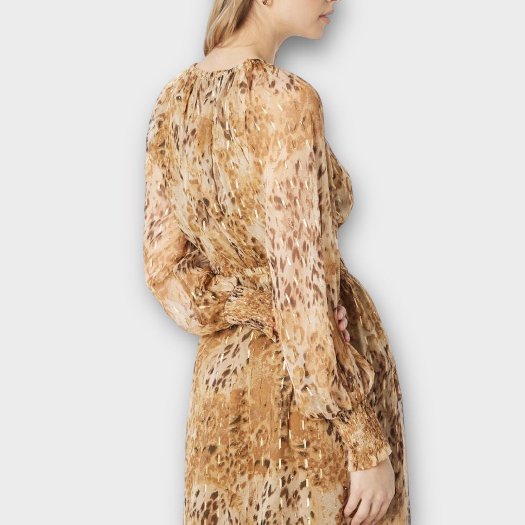 River Island Animal Print Midi Dress - 14