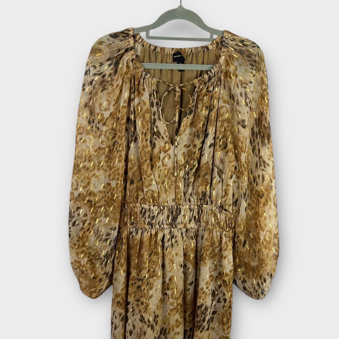 River Island Animal Print Midi Dress - 14