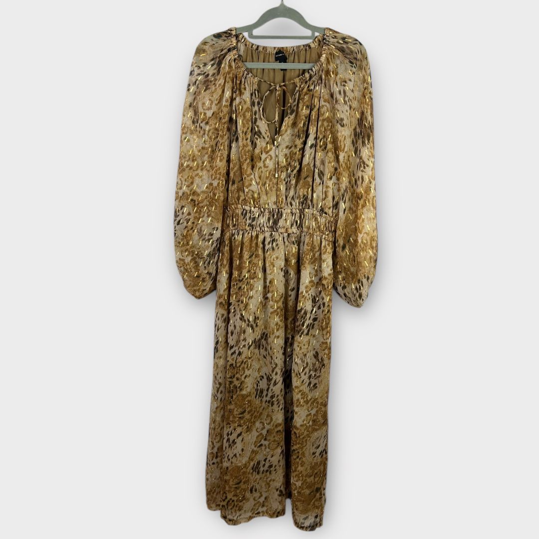 River Island Animal Print Midi Dress - 14