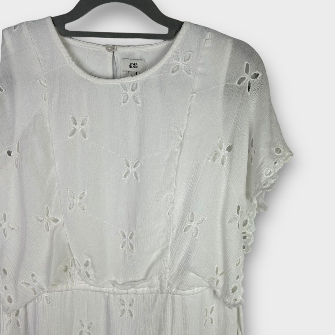 River Island Broderie Dress - 8