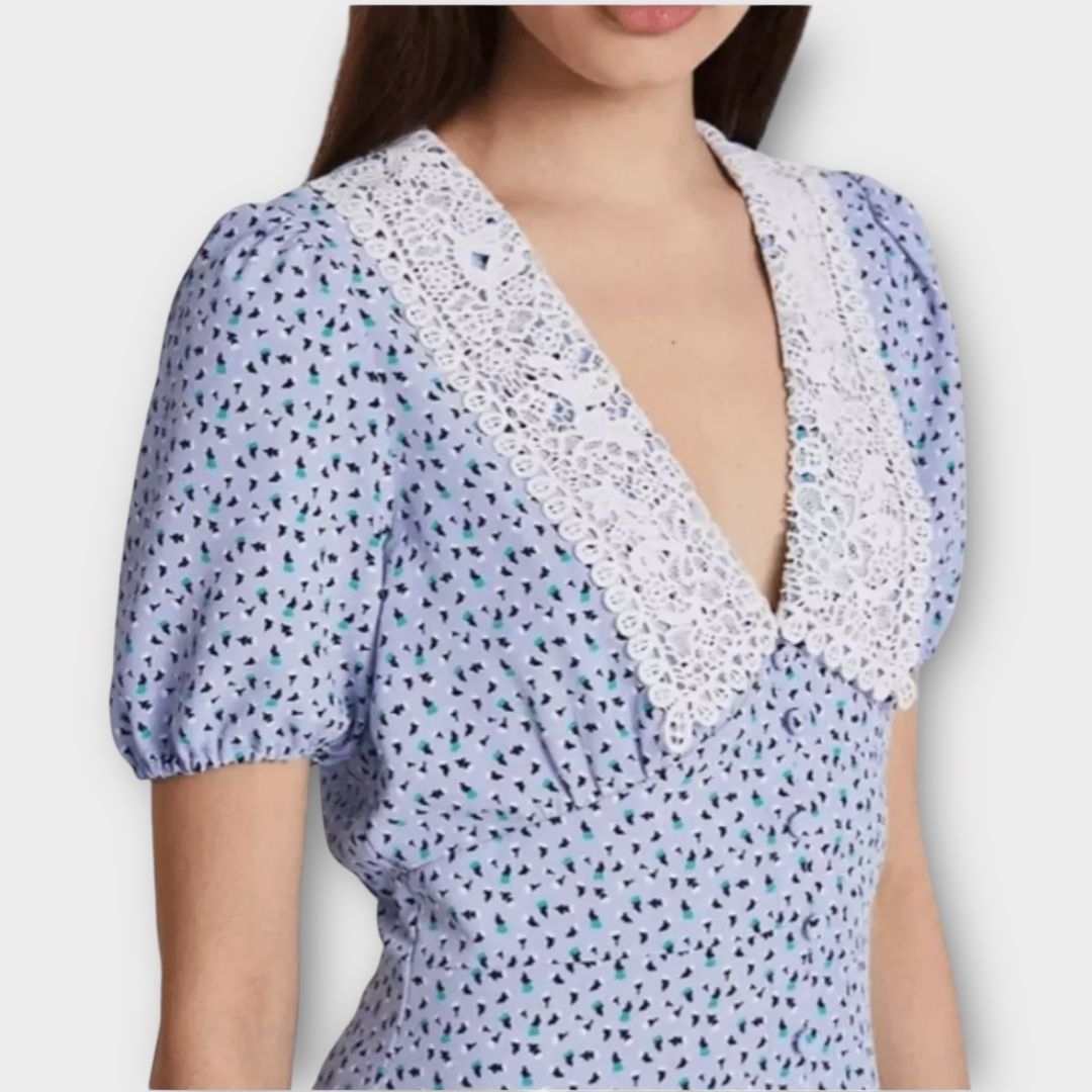 River Island Floral Midi Dress - 8