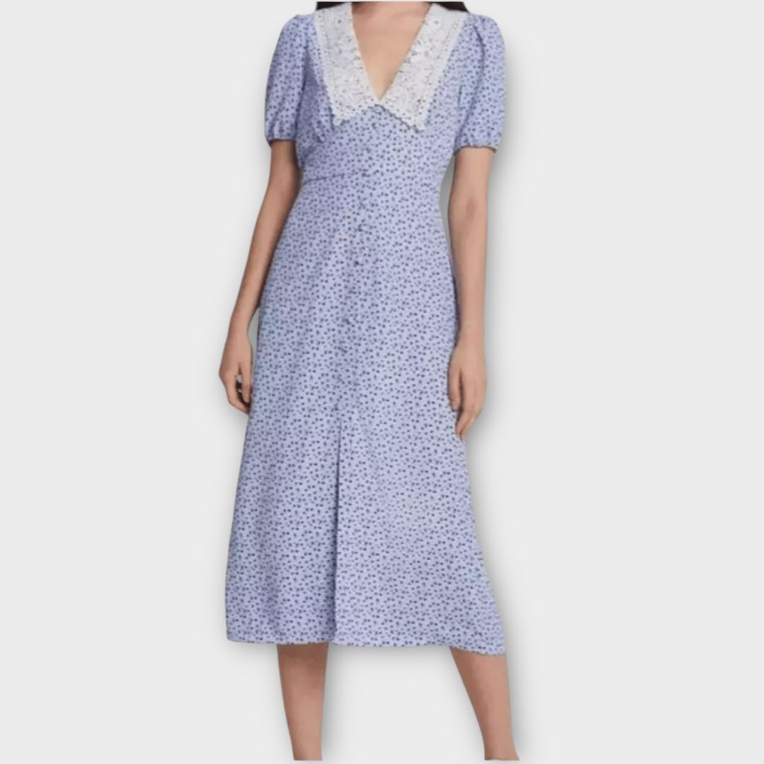 River Island Floral Midi Dress - 8