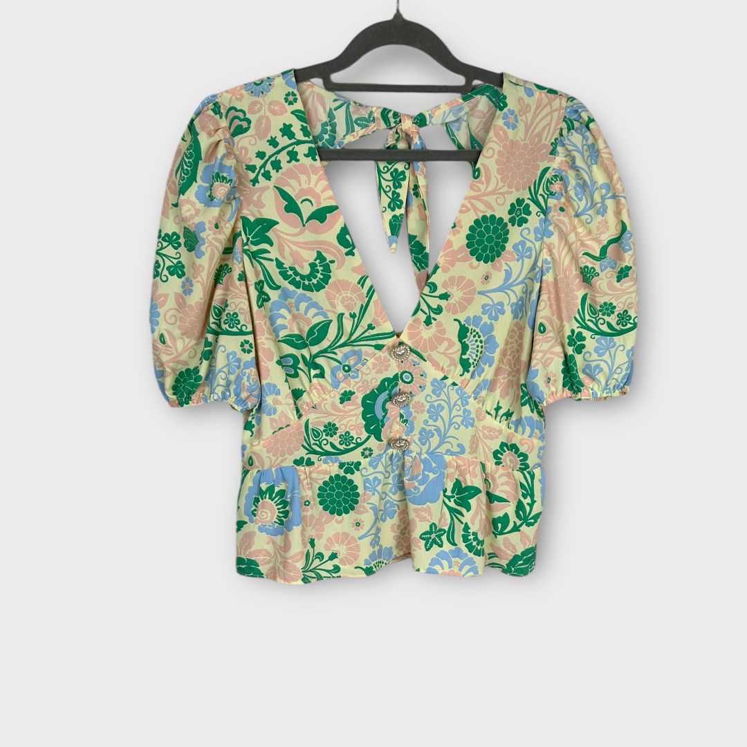 River Island Floral Top - 14